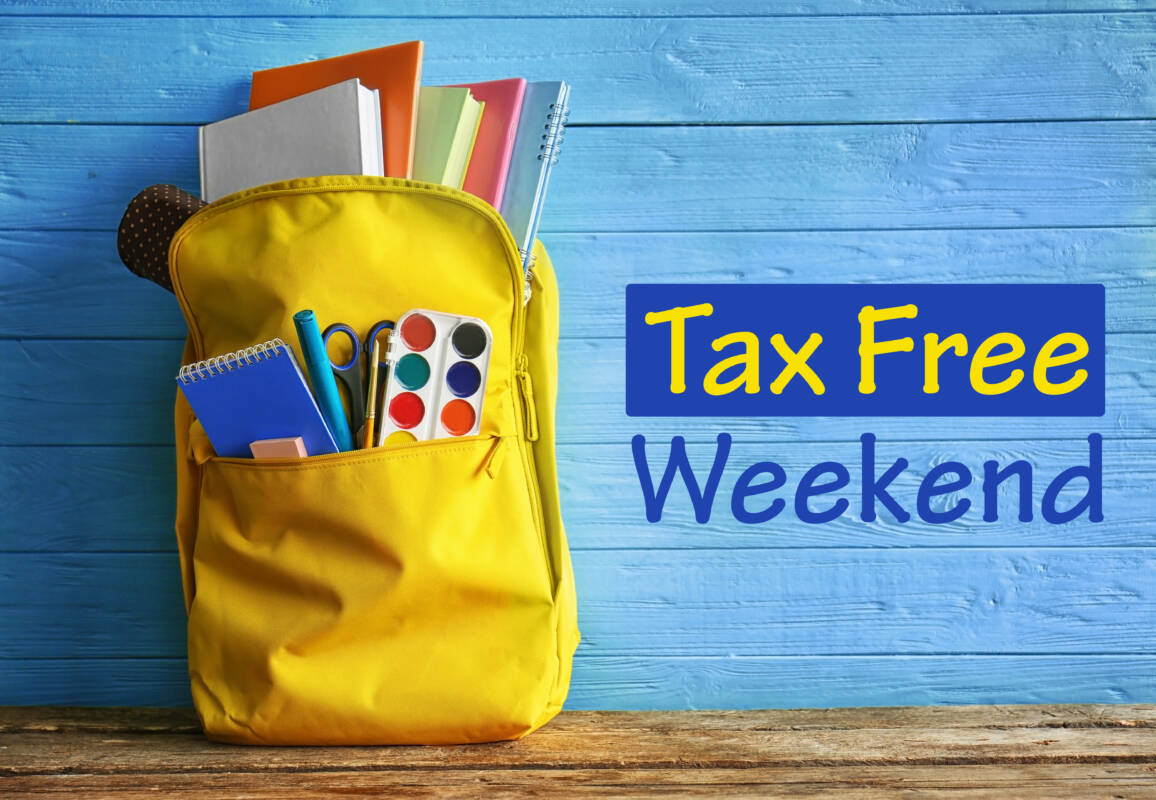 Tax Free Weekend Starts Friday! 105.1 The Bull